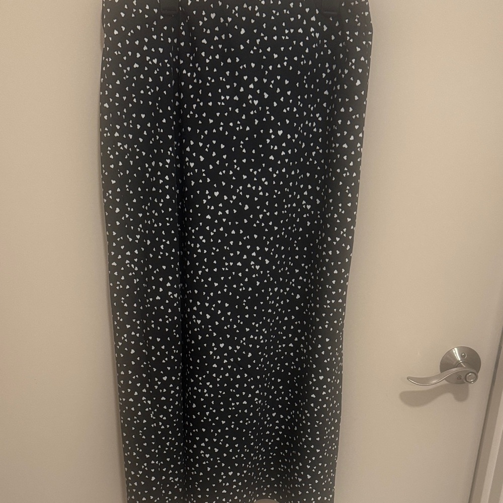 A New Day Black and white heart skirt.